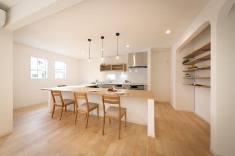 暮らしを彩る、造作キッチンのお家 【注文住宅　事例】
